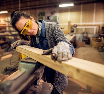 female carpenter