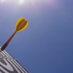 arrow in dartboard