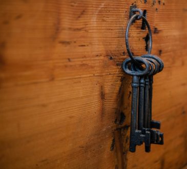 keys hanging on hook