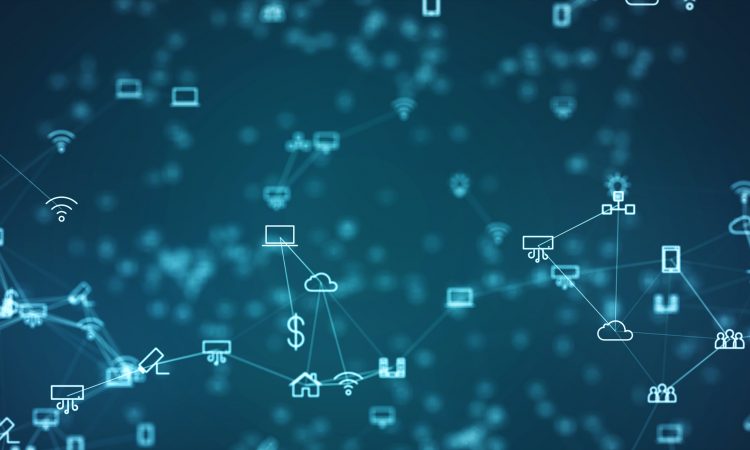Network of physical devices with network connectivity.