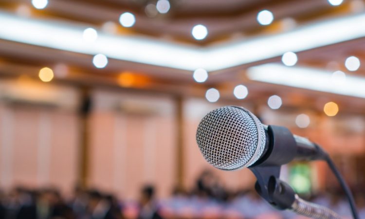 mic in conference room
