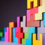 colourful geometric building blocks