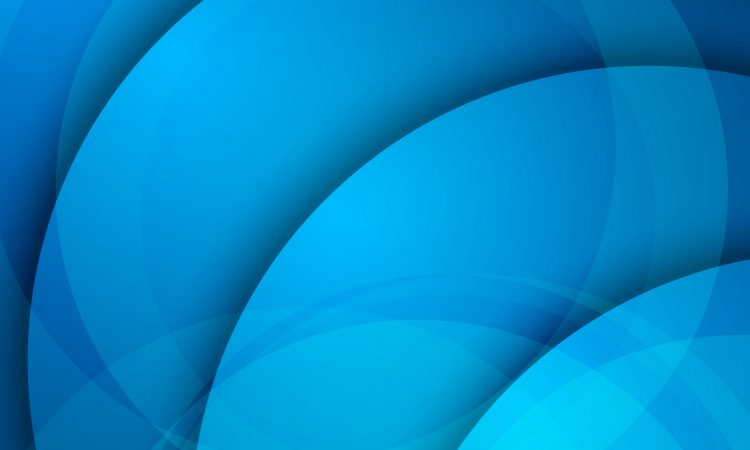 Abstract blue background, circular overlay