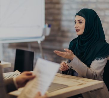 woman in job interview