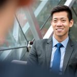 businessman in job interview