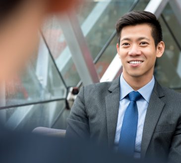 businessman in job interview