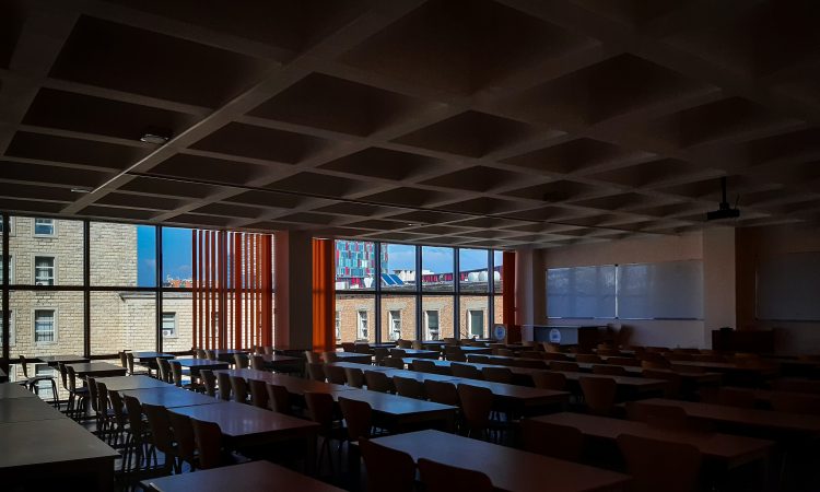 empty classroom