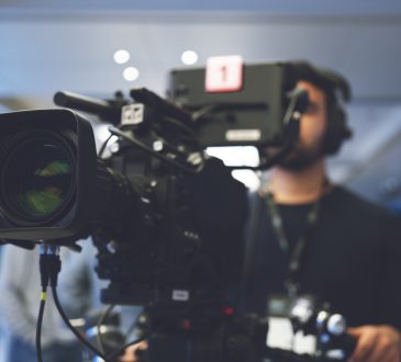 cameraman filming