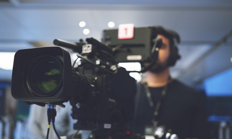 cameraman filming