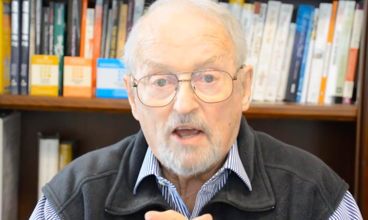 Dick Knowdell delivers presentation