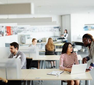 People working in office.