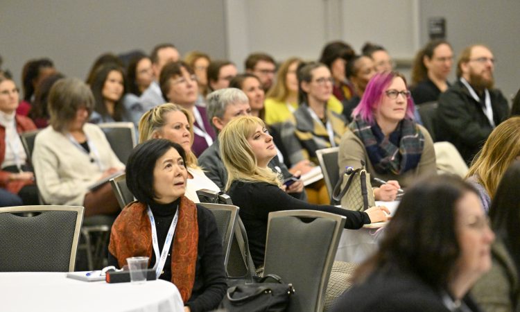 People attend a session at the Cannexus24 conference.