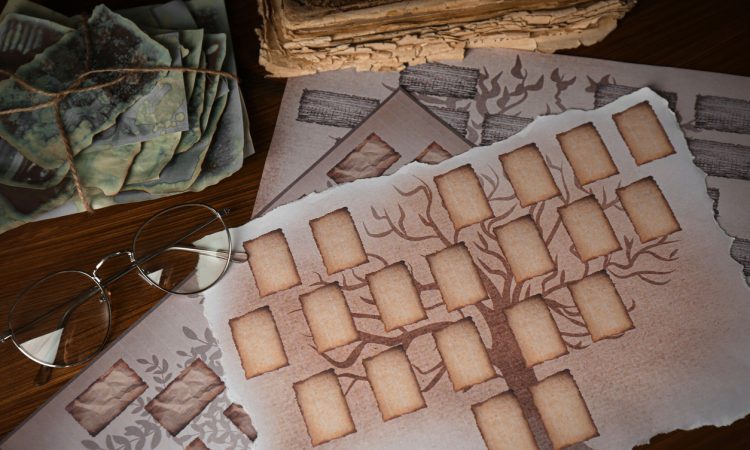 Papers with family tree templates
