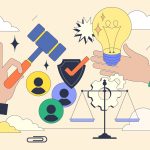 Illustration exploring concept of AI governance
