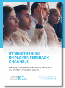Report cover: Strengthening Employer Feedback Channels